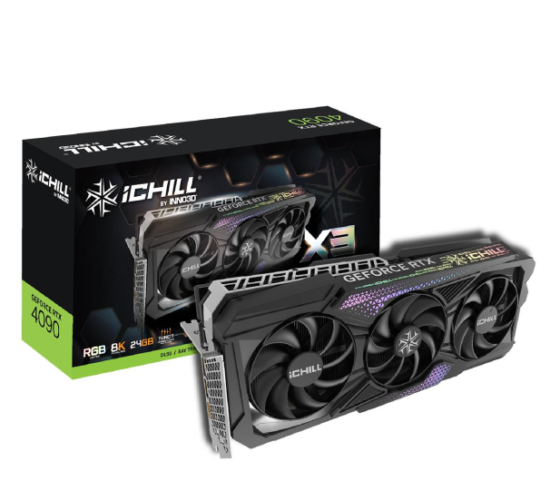 INNO3D GeForce RTX 4090 iChill X3 24GB GDDR6X - 1075548 - zdjęcie